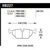 Hawk 95-99 BMW M3 E36 HP+ Street / Track Rear Brake Pads