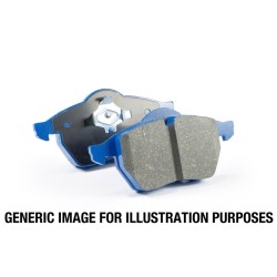 EBC 01-07 BMW M3 E46 S54 3.2L Bluestuff Rear TRACK PRO Brake Pads