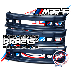 PRAZIS® “THE BOMEX E36” Front Bumper – Fiberglass Edition